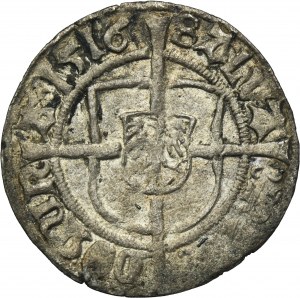 Prusse ducale, Albrecht Hohenzollern, Grosz Königsberg 1516 - TRÈS RARE