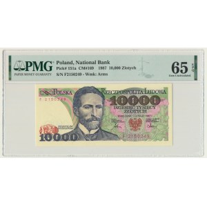 10.000 złotych 1987 - F - PMG 65 EPQ