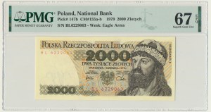 2,000 gold 1979 - BL - PMG 67 EPQ