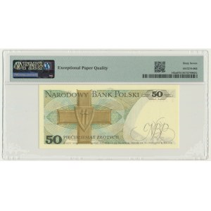 50 złotych 1975 - Z - PMG 67 EPQ