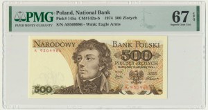 500 gold 1974 - A - PMG 67 EPQ