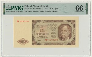 10 gold 1948 - AW - PMG 66 EPQ