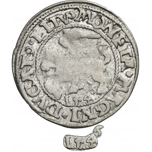 Zygmunt II August, Półgrosz Wilno 1546 - L/LITV - RZADKI
