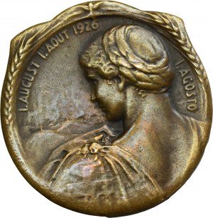 Switzerland, Commemorative Brooch National Day of Switzerland, August 1 1926