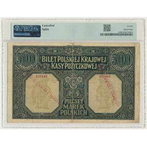 500 marek 1919 - Dyrekcja - PMG 20 - Bez wartości