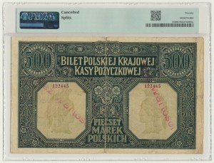 500 points 1919 - Direction - PMG 20 - Sans valeur