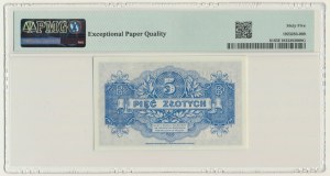 5 złotych 1939 - A - PMG 65 EPQ