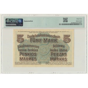 Kowno, 5 Mark 1918 - C - PMG 64