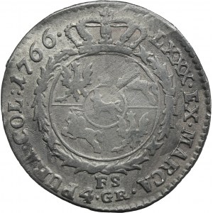Poniatowski, 4 Groschen 1766 FS - PRUSSIAN FORGERY