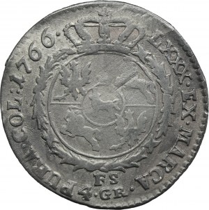Poniatowski, 4 Groschen 1766 FS - PRUSSIAN FORGERY