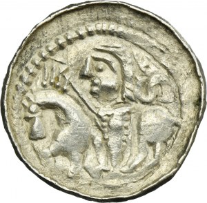 Boleslaw II the Bold, Denarius Krakau - letter S