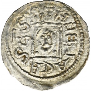 Boleslaw IV the Curly, Denarius undated - Reliquary