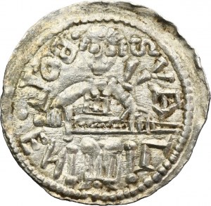 Boleslaw IV the Curly, Denarius undated - Reliquary