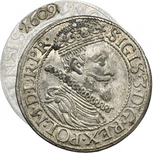 Sigismund III Vasa, 1/4 Thaler Danzig 1609 - RARE