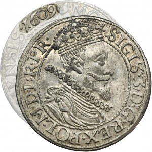 Sigismund III Vasa, 1/4 Thaler Danzig 1609 - RARE