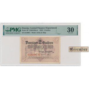 Danzig, 2 Gulden 1923 - November - PMG 30 - RARE