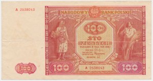 100 złotych 1946 - A - pierwsza seria