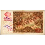 100 złotych 1934(9) - Ser. BE. - fałszywy przedruk okupacyjny - FALSCH EMISSIONSBANK