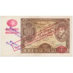 100 złotych 1934(9) - Ser. BE. - fałszywy przedruk okupacyjny - FALSCH EMISSIONSBANK