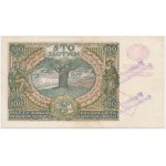 100 złotych 1934(9) - Ser. BE. - fałszywy przedruk okupacyjny - FALSCH EMISSIONSBANK