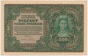 500 marks 1919 - II Série G - plus rare