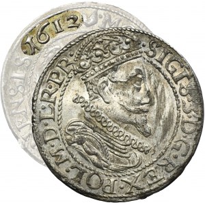 Sigismund III Vasa, 1/4 Thaler Danzig 1612 - RARE