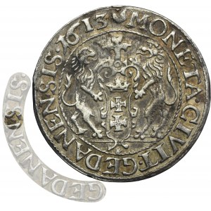 Sigismund III Vasa, 1/4 Thaler Danzig 1613 - RARE, GEDANEN•SIS