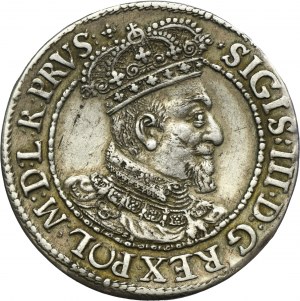 Sigismund III Vasa, 1/4 Thaler Danzig 1618 SA