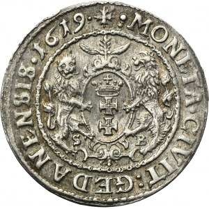 Zygmunt III Waza, Ort Gdańsk 1619 SB - RZADSZY