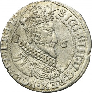 Sigismund III Vasa, 1/4 Thaler Danzig 1624 - PR•