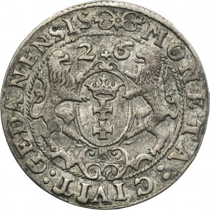 Sigismund III Vasa, 1/4 Thaler Danzig 1626/5 - PR•