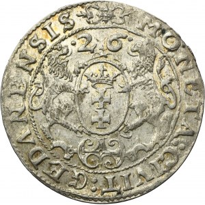 Sigismund III Vasa, 1/4 Thaler Danzig 1626 - P: