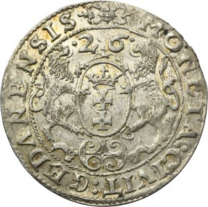 Sigismund III Vasa, 1/4 Thaler Danzig 1626 - P: