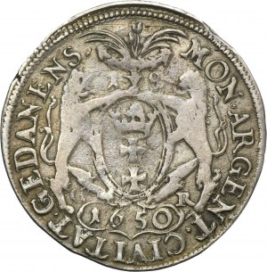 John II Casimir, Ort Danzig 1650 GR - VERY RARE
