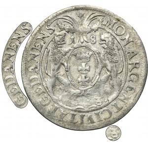 Jan II Kazimierz, Ort Gdańsk 1658/7 DL - RZADKI