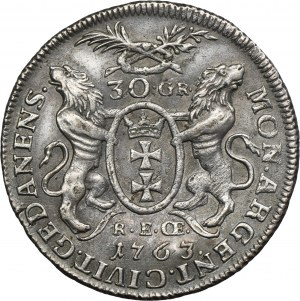Augustus III of Poland, 30 Groschen Danzig 1763 REOE