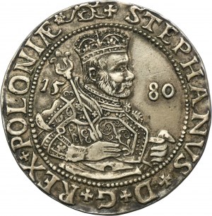 FEIN, Stephan Bathory, Thaler 1580 - RARE