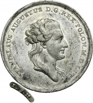 PROBE IN TIN, Poniatowski, Medal Ingenio Et Arti - EXTREMELY RARE