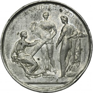 PROBE IN TIN, Poniatowski, Medal Ingenio Et Arti - EXTREMELY RARE