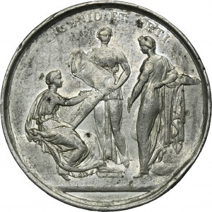 PROBE IN TIN, Poniatowski, Medal Ingenio Et Arti - EXTREMELY RARE
