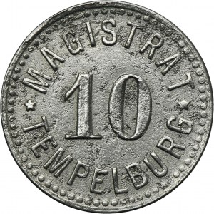 Temopelburg, 10 Pfennig undated
