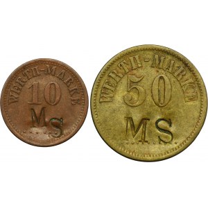 Set, Werth-Marke 10-50 (2 pcs.)