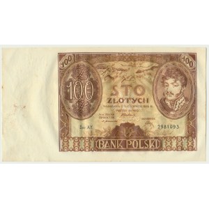 100 złotych 1932 - Ser.AY. - znw +X+ -