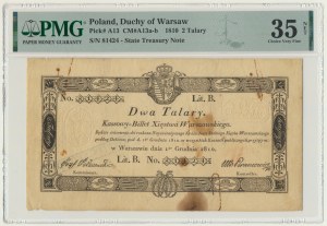 2 talary 1810 - Jaraczewski- ze stemplem - PMG 35 NET