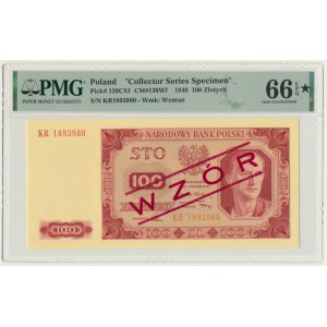 100 złotych 1948 - WZÓR - KR - PMG 66 EPQ ★