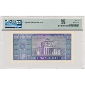 Rumunia, 100 lei 1966 - PMG 66 EPQ