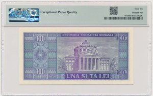 Roumanie, 100 lei 1966 - PMG 66 EPQ