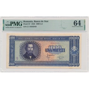 Romania, 1.000 Lei 1950 - PMG 64