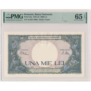 Rumunia, 1.000 lei 1941 - PMG 65 EPQ