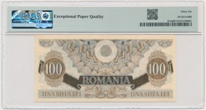 Roumanie, 100 lei 1947 - PMG 66 EPQ